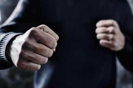 Closed fists