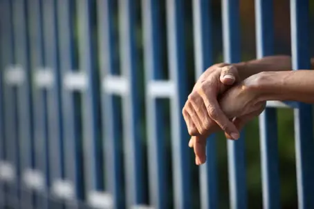 Behind bars