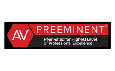 Martindale-Hubbell A/V Rated Preeminent
